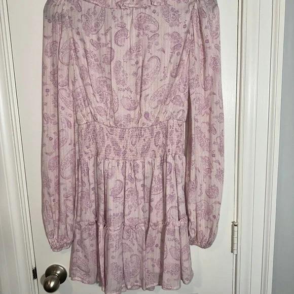 House of Harlow 1960 Pink Paisley Dress - Picture 3 of 5